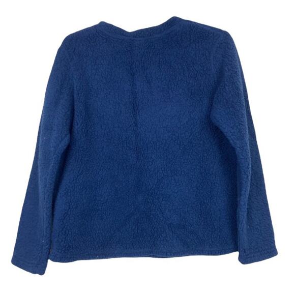 Disney Mickey Mouse Dream Blue Crewneck Sherpa Sweater Sz L - Picture 4 of 5